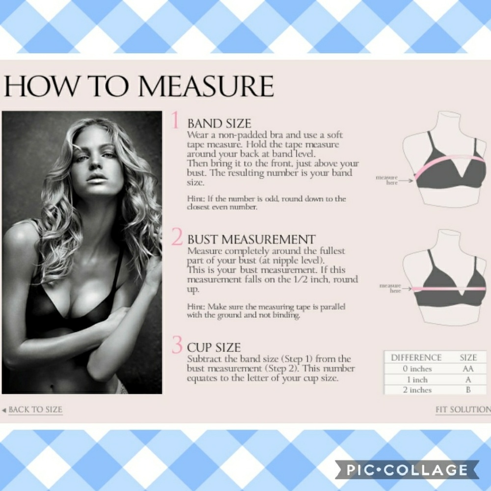 Victoria's Secret Bra Size Guide